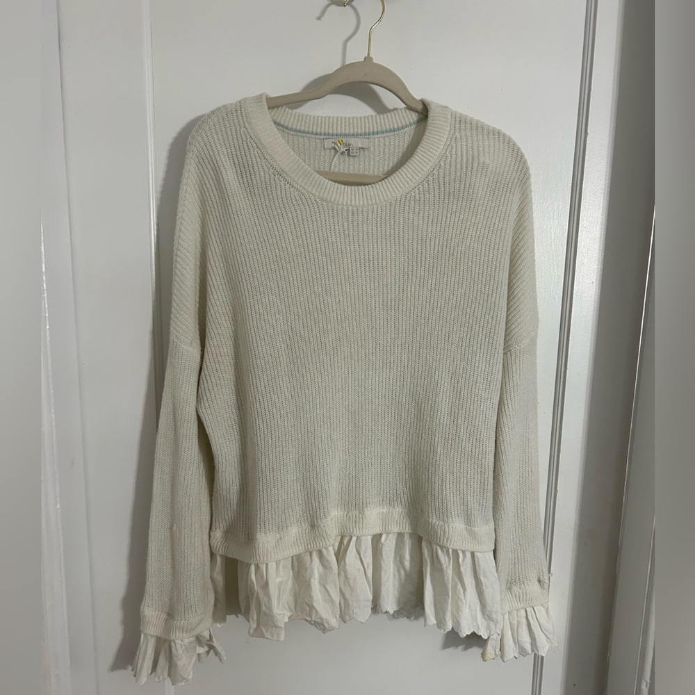 Boden Cream Knit Sweater - Picture 1 of 5